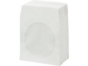 White CdDVD Paper Media Sleeves Envelopes with Flap and Clear Window Pack of 100 White CdDVD Paper Media Sleeves Envelopes with Flap and Clear Window Pack of 100