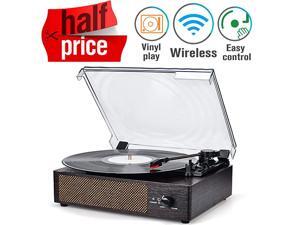 Player Turntable Wireless Portable LP Phonograph with Built in Stereo Speakers 3Speed BeltDrive Turntable Vinyl Player with Speakers Player Turntable Wireless Portable LP Phonograph with Built in Stereo Speakers 3Speed BeltDrive Turntable Vinyl Player with Speakers