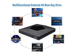 External 3D Blu Ray DVD Drive Burner Ultra Slim USB 30 and TypeC Blu Ray BD CD DVD Burner Player Writer Reader Disk for Mac OS Windows xp7810 Laptop PC Black External 3D Blu Ray DVD Drive Burner Ultra Slim USB 30 and TypeC Blu Ray BD CD DVD Burner Player Writer Reader Disk for Mac OS Windows xp7810 Laptop PC Black