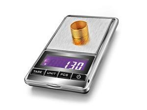 Fuzion Gram Scale 0.1g/1000g, Digital Pocket Scale with 6 Units Grams and  Ounces, Small Herb Scale for Powder, Spices, Jewelry, Coins(Battery