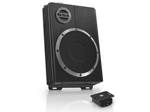 LOPRO8 Amplified Car Subwoofer - 600 Watts Max Power, Low Profile, 8 Inch Subwoofer, Remote Subwoofer Control, Great For Vehicles That Need Bass But Have Limited Space, Black LOPRO8 Amplified Car Subwoofer - 600 Watts Max Power, Low Profile, 8 Inch Subwoofer, Remote Subwoofer Control, Great For Vehicles That Need Bass But Have Limited Space, Black