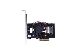 PM961 Intel 600P M2 NGFF SSD to PCIe x4 Riser card With cooling fan No driver required PM961 Intel 600P M2 NGFF SSD to PCIe x4 Riser card With cooling fan No driver required