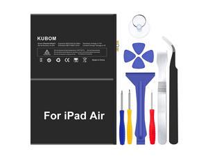 Replacement Battery for iPad Air or iPad 5 Full 8827mAh 0 Cycle Battery Include Complete Repair Tool Kits 18Month Warranty