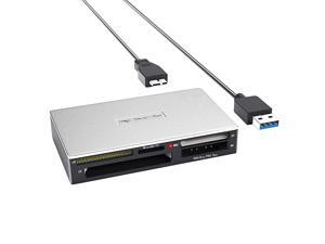 Portable SD Card Reader Writer USB 30 Allin1 Read 5 Flash Memory Cards Simultaneously Universal Adapter Multi Hub For CF Micro SDXC Micro SD SDHC MMC RSMMC MS M2 TF xD Picture Card Portable SD Card Reader Writer USB 30 Allin1 Read 5 Flash Memory Cards Simultaneously Universal Adapter Multi Hub For CF Micro SDXC Micro SD SDHC MMC RSMMC MS M2 TF xD Picture Card