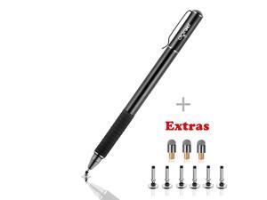 Universal Stylus2in1 Disc Stylus Pen Touch Screen Pens for All Touch Screens Cell phones iPad Tablets Laptops with 9 Replacement Tips6 Discs 3 Fiber Tips Included Black Universal Stylus2in1 Disc Stylus Pen Touch Screen Pens for All Touch Screens Cell phones iPad Tablets Laptops with 9 Replacement Tips6 Discs 3 Fiber Tips Included Black