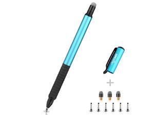 Universal Stylus2in1 Disc Stylus Pen 2019 Updated Touch Screen Pens for All Touch Screens Cell Phones Tablets Laptops with 9 Replacement Tips6 Discs 3 Fiber Tips Blue Universal Stylus2in1 Disc Stylus Pen 2019 Updated Touch Screen Pens for All Touch Screens Cell Phones Tablets Laptops with 9 Replacement Tips6 Discs 3 Fiber Tips Blue