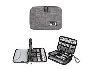 Organizer Jelly Comb Electronic Accessories Cable Organizer Bag Waterproof Travel Cable Storage Bag for Charging Cable Cellphone Mini Tablet Up to 79 and More Grey Organizer Jelly Comb Electronic Accessories Cable Organizer Bag Waterproof Travel Cable Storage Bag for Charging Cable Cellphone Mini Tablet Up to 79 and More Grey