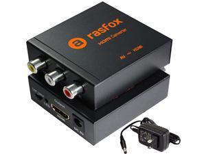 Powered AVRCA to HDMI Converter Composite 3RCA Audio Video AV CVBS to HDMI Adapter Converter Box with Power AdapterUpscaler 1080P 720P HighEnd Metal Box with 1 Year Warranty Powered AVRCA to HDMI Converter Composite 3RCA Audio Video AV CVBS to HDMI Adapter Converter Box with Power AdapterUpscaler 1080P 720P HighEnd Metal Box with 1 Year Warranty