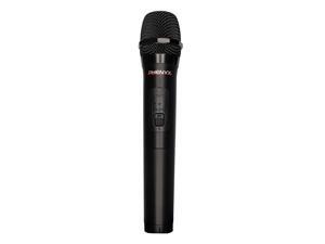 VHF Handheld Microphone Transmitter Compatible with PTV2000 Channel C Black VHF Handheld Microphone Transmitter Compatible with PTV2000 Channel C Black