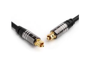 Premium Digital Optical Audio Toslink Cable with 24K Gold Plated Connectors for Home Theatre Xbox Playstation etc 6FT Premium Digital Optical Audio Toslink Cable with 24K Gold Plated Connectors for Home Theatre Xbox Playstation etc 6FT