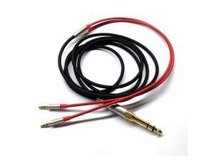 Replacement Cable Compatible with Hifiman HE400S HE400I HE400i25mm Plug Version HE560 HE350 HE1000 HE1000 V2 Headphone 35mm 635mm to Dual 25mm Jack Male Cord Red 12m4ft Replacement Cable Compatible with Hifiman HE400S HE400I HE400i25mm Plug Version HE560 HE350 HE1000 HE1000 V2 Headphone 35mm 635mm to Dual 25mm Jack Male Cord Red 12m4ft