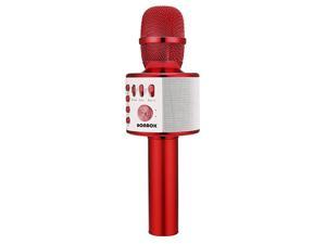 Bluetooth Karaoke Wireless Microphone3in1 Portable Handheld Karaoke Mic Speaker Machine Christmas Birthday Home Party for AndroidiPhonePC or All Smartphone