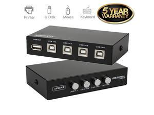 Case USB 20 Manual Share Sharing Switch Switcher Adapter Box Hub Allow 4 Computers Share 1 USB Device Like Printer Scanner Camera Keyboard 4 Ports Printer Splitter Without Cables Case USB 20 Manual Share Sharing Switch Switcher Adapter Box Hub Allow 4 Computers Share 1 USB Device Like Printer Scanner Camera Keyboard 4 Ports Printer Splitter Without Cables