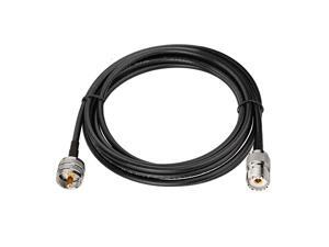UHF PL259 Male to SO239 Female RG58 Antenna Extension Coax Jumper Cable 5m 165 feet for Vehicle CB Radio Ham Radio Two Way Radio Amateur Radio Mobile Transceiver Walkie Talkie VHF Radio UHF PL259 Male to SO239 Female RG58 Antenna Extension Coax Jumper Cable 5m 165 feet for Vehicle CB Radio Ham Radio Two Way Radio Amateur Radio Mobile Transceiver Walkie Talkie VHF Radio