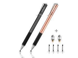 2in1 Precision Disc Fiber Stylus with Replaceable Tips for Capacitive Touch Screen Devices BlackRose Gold 2in1 Precision Disc Fiber Stylus with Replaceable Tips for Capacitive Touch Screen Devices BlackRose Gold