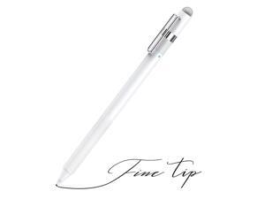 16mm Fine Tip Active Digital Stylus Pen with Universal Fiber Tip 2in1 for Drawing and Handwriting Compatible with Apple Pen iPad iPhone and Andriod Touchscreen Cellphones TabletsWhite 16mm Fine Tip Active Digital Stylus Pen with Universal Fiber Tip 2in1 for Drawing and Handwriting Compatible with Apple Pen iPad iPhone and Andriod Touchscreen Cellphones TabletsWhite