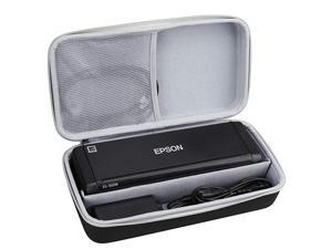 Hard Carry Travel Storage Case fit Epson Workforce ES-300W ES-200 Wireless Color Portable Document Scanner Hard Carry Travel Storage Case fit Epson Workforce ES-300W ES-200 Wireless Color Portable Document Scanner