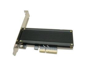 PCIe nVMEM2NGFF SSD to PCIe 30 X4 Adapter Card with HeatsinkCompatible for Samsung 960 970 EVO PCIe nVMEM2NGFF SSD to PCIe 30 X4 Adapter Card with HeatsinkCompatible for Samsung 960 970 EVO