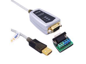 USB to RS422 RS485 Serial Port Adapter Cable with FTDI Chipset 5 Position Terminal Board for Windows 10 8 7 XP Mac 4 Feet USB to RS422 RS485 Serial Port Adapter Cable with FTDI Chipset 5 Position Terminal Board for Windows 10 8 7 XP Mac 4 Feet