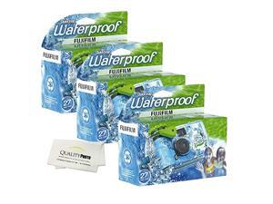 Quick Snap Waterproof 27 exposures 35mm Camera 800 Film 1 Pack + Quality Photo Microfiber Cloth 3 Pack Quick Snap Waterproof 27 exposures 35mm Camera 800 Film 1 Pack + Quality Photo Microfiber Cloth 3 Pack