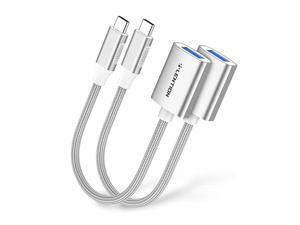 USB C to USB 30 Adapter 2Pack Type C Male to USB 30 Female OTG Converter Compatible 20202016 MacBook Pro New iPad ProMac AirSurface Chromebook PhoneTablet CBC62P Silver USB C to USB 30 Adapter 2Pack Type C Male to USB 30 Female OTG Converter Compatible 20202016 MacBook Pro New iPad ProMac AirSurface Chromebook PhoneTablet CBC62P Silver