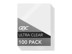 GBC Laminating Sheets Thermal Laminating Pouches Letter Size 5 Mil HeatSeal UltraClear 100 Pack 3200654