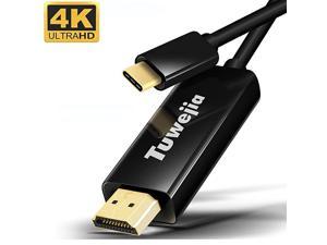 USB C to HDMI Cable 6ft  USB 31 Type C Thunderbolt 3 Port to 4K 60Hz HDMI 2014 Cable Adapter for MacBook proMacBook Air 20182019 Ipad Pro 20182019 iMacSamsung Galaxy S9S10