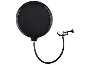 Microphone Pop Filter For Blue Yeti and Any Other Microphone Dual Layered Wind Pop Screen With Flexible 360° Gooseneck Clip Stabilizing Arm By Microphone Pop Filter For Blue Yeti and Any Other Microphone Dual Layered Wind Pop Screen With Flexible 360° Gooseneck Clip Stabilizing Arm By