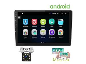 101 Inch Android Car Stereo with GPS Double Din Car Radio Bluetooth FM Radio Receiver Support WiFi Connect Mirror Link for AndroidiOS Phone + Dual USB Input amp 12 LEDs Backup Camera 101 Inch Android Car Stereo with GPS Double Din Car Radio Bluetooth FM Radio Receiver Support WiFi Connect Mirror Link for AndroidiOS Phone + Dual USB Input amp 12 LEDs Backup Camera