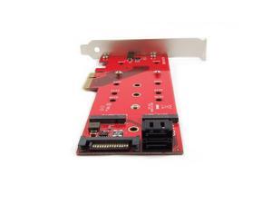 PEXM2125 M2 NGFF to PCI Express 30 x4 Adapter Card Support 1x M2 PCIe NVMe or AHCI SSD + 2X M2 SATA SSDs PEXM2125 M2 NGFF to PCI Express 30 x4 Adapter Card Support 1x M2 PCIe NVMe or AHCI SSD + 2X M2 SATA SSDs