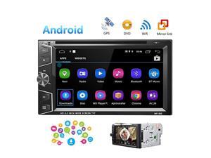 Double Din Android Car Stereo Radio 62 Touch Screen DVD Player Buildin GPS Navigation WiFi Bluetooth Support Android iOS Mirror Link with FMUSBSDBackup Camera InputAPP Download Double Din Android Car Stereo Radio 62 Touch Screen DVD Player Buildin GPS Navigation WiFi Bluetooth Support Android iOS Mirror Link with FMUSBSDBackup Camera InputAPP Download