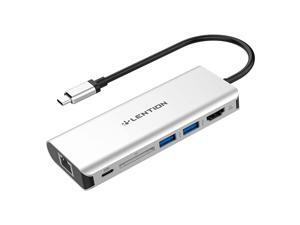USBC Digital AV Multiport Hub with 4K HDMI 2 USB 30 Card Reader Type C Charging Gigabit Ethernet Adapter Compatible 20202016 MacBook Pro New Mac AirSurface More CBC68 Silver USBC Digital AV Multiport Hub with 4K HDMI 2 USB 30 Card Reader Type C Charging Gigabit Ethernet Adapter Compatible 20202016 MacBook Pro New Mac AirSurface More CBC68 Silver