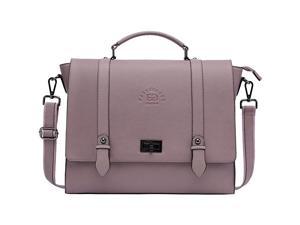 for Women 156 17 Inch Laptop Bag Business Work Bag Crossbody Bags College Satchel Purse with Professional Padded Compartment for Tablet Notebook Ultrabook purple