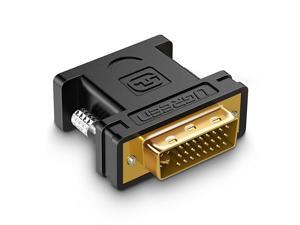 DVI to VGA Adapter, DVI-I 24+5 Male to VGA HD15 Female Adapter Converter 1080P for Computer, PC Host, Laptop, Graphics Card to HDTV, LG HP Dell Monitor, Display Screen and Projector DVI to VGA Adapter, DVI-I 24+5 Male to VGA HD15 Female Adapter Converter 1080P for Computer, PC Host, Laptop, Graphics Card to HDTV, LG HP Dell Monitor, Display Screen and Projector