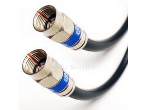 Direct Burial Underground RG6 COAXIAL Cable 18AWG 75 Ohm Gel Braided Anti Moisture Condensation Weather Seal All Brass CONNECTORS UL ETL Cut to Order Assembled in USA Direct Burial Underground RG6 COAXIAL Cable 18AWG 75 Ohm Gel Braided Anti Moisture Condensation Weather Seal All Brass CONNECTORS UL ETL Cut to Order Assembled in USA