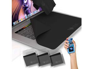 Microfiber Keyboard Covers Cloths Screen Protector Cleaner Kit and Sticker Screen Cleaning for MacBook Pro 13 MacBook Air 13 13in Laptops Bundle 4 Pack Black Microfiber Keyboard Covers Cloths Screen Protector Cleaner Kit and Sticker Screen Cleaning for MacBook Pro 13 MacBook Air 13 13in Laptops Bundle 4 Pack Black
