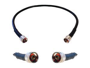 Electronics 2 ft Black 400 Ultra Low Loss Coax Cable NMale to NMale Electronics 2 ft Black 400 Ultra Low Loss Coax Cable NMale to NMale
