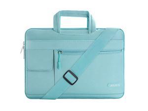 Laptop Shoulder Bag Compatible with MacBook ProAir 13 inch 13133 inch Notebook Computer Polyester Flapover Briefcase Sleeve Case Mint Blue Laptop Shoulder Bag Compatible with MacBook ProAir 13 inch 13133 inch Notebook Computer Polyester Flapover Briefcase Sleeve Case Mint Blue