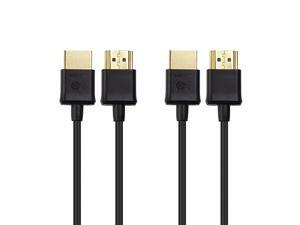 Ultra Thin HDMI Ultra Slim HDMI 4K Rated with Ethernet 6 Feet 2Pack Ultra Thin HDMI Ultra Slim HDMI 4K Rated with Ethernet 6 Feet 2Pack