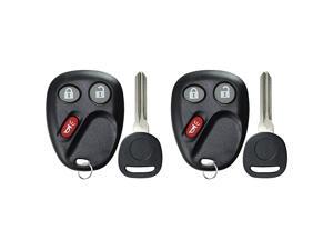 Keyless Entry Remote Car Key Fob Key for Chevy Trailblazer GMC Envoy Pack of 2 Keyless Entry Remote Car Key Fob Key for Chevy Trailblazer GMC Envoy Pack of 2