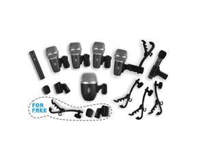 Wired Drum Microphone Kit for Drum and Other Musical Instruments A whole set Wired Drum Microphone Kit for Drum and Other Musical Instruments A whole set