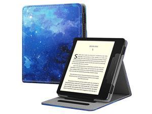 Flip Case for AllNew Kindle Oasis 10th Generation 2019 Release and 9th Generation 2017 Release Multi Angle Hands Free Viewing Stand Cover with Auto Sleep Wake Starry Sky