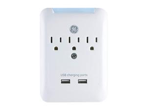 2 USB 3 Outlet Sur Protector Outlet Adapter 24A USB Ports Charging Station Wall Tap 540 Joule Protected Indicator LED 3 Prong UL Listed White 33646 2 USB 3 Outlet Sur Protector Outlet Adapter 24A USB Ports Charging Station Wall Tap 540 Joule Protected Indicator LED 3 Prong UL Listed White 33646