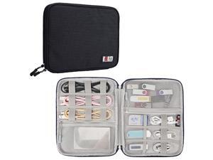 Electronics Accessories Travel Organizer Bag, Universal Gadgets Storage Pouch for USB Cables Cords Hard Drive Phone Charger-Black Electronics Accessories Travel Organizer Bag, Universal Gadgets Storage Pouch for USB Cables Cords Hard Drive Phone Charger-Black