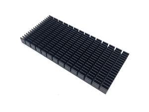 Heat Sink Heatsink Module Cooler Fin Heat Radiator Board Cooling for Amplifier Transistor Semiconductor Devices Black Tone 150mm L x 70mm W x10mm H Heat Sink Heatsink Module Cooler Fin Heat Radiator Board Cooling for Amplifier Transistor Semiconductor Devices Black Tone 150mm L x 70mm W x10mm H