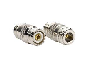 RF coaxial coax adapter N female to UHF female SO-239 SO239 connector RF coaxial coax adapter N female to UHF female SO-239 SO239 connector