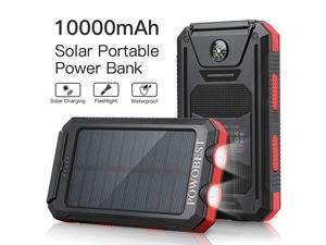 10000mAh Solar Power Bank Portable Solar Panels with Flashlight Compass Waterproof Solar Power Bank Solar Phone Charger 10000mAh Solar Power Bank Portable Solar Panels with Flashlight Compass Waterproof Solar Power Bank Solar Phone Charger