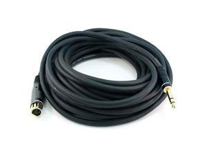 Monoprice 104770 10-Feet Premier Series XLR Female to 1/4-Inch TRS Male 16AWG Cable 