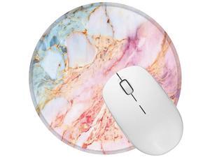 Non Slip Rubber Mouse Pad Beautiful Pattern Desktop 79in X79in Small Size Computer PC Round Mouse MatMarble PinkN Non Slip Rubber Mouse Pad Beautiful Pattern Desktop 79in X79in Small Size Computer PC Round Mouse MatMarble PinkN