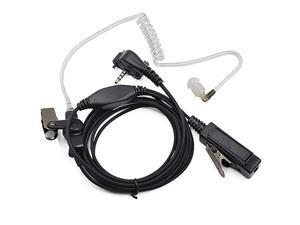 Covert Acoustic Tube Bodyguard Earpiece Headset with Mic for Yaesu Vertex Standard VX230 VX231 VX298 VX350 VX351 VX180 EVX531 Two Way Radio Walkie Talkie Covert Acoustic Tube Bodyguard Earpiece Headset with Mic for Yaesu Vertex Standard VX230 VX231 VX298 VX350 VX351 VX180 EVX531 Two Way Radio Walkie Talkie